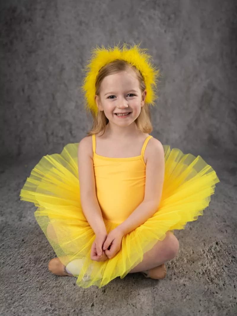 Young performer in costume